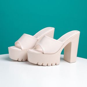 Sandalias Comfortable Female Shoes <b>Block</b> Chunky 2025 Trendy Woman Platform Heels - Product Image 1