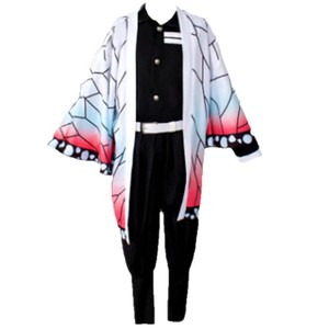 Costume Cosplay Haowu <span class=keywords><strong>Demon</strong></span> <span class=keywords><strong>Slayer</strong></span> Anime Tanjiro Giyu Zenitsu Kimono - Product Image 5