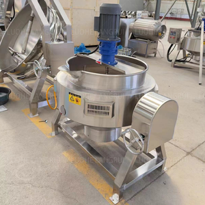 Máquina de fusión de azúcar, vapor de Gas, calefacción eléctrica de tomate, mezclador de hervidor de cocina con camisa - Product Image 4