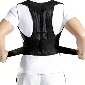 Reinforced Belt Lumbar Column Posture Corrector <strong>Vest</strong> Adjustable Back <strong>Support</strong> Strap Shoulder Spine Brace Neck Protection - Product Image 1