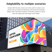 Écran d'affichage publicitaire LED P8 couleur pleine, étanche, 5000 cd, lisible en plein soleil, sur pied, haute définition