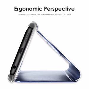 Étui de téléphone à clapet avec support, protection contre les chocs, miroir transparent, pour <span class=keywords><strong>Samsung</strong></span> <span class=keywords><strong>Galaxy</strong></span> S25 Ultra - Product Image 5