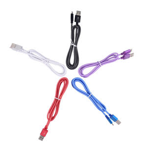 Renkli PVC + balıkçılık net dokuma hızlı şarj kablosu usb mikro yüksek kalite şarj aleti kablosu - Product Image 6