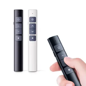 2024 Wireless Presenter Page Turning Pen Volume Control PPT Presentation USB 2.4GHz PowerPoint Pointer Remote Control