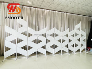 Arco de Hierro para Bodas y Banquetes Personalizado de Fábrica, Arco de Metal Blanco con Patrón, Soporte para Fondo de Escenario - Product Image 5