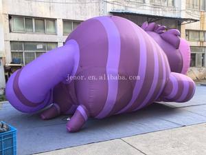 Ballon géant gonflable de chat de Cheshire de Jenor, inspiré d'<span class=keywords><strong>Alice</strong></span> <span class=keywords><strong>au</strong></span> <span class=keywords><strong>pays</strong></span> <span class=keywords><strong>des</strong></span> <span class=keywords><strong>merveilles</strong></span> - Taille et couleur personnalisables, décoration durable - Product Image 5