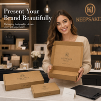 Boîte d'expédition pliante personnalisée en carton ondulé, emballage cadeau en papier kraft avec logo pour bijoux, accessoires, boutiques et petites entreprises