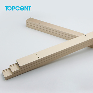 TOPCENT Bàn Trượt Cơ Chế Mở Rộng Gấp Gọn Mở Rộng Hợp Kim Nhôm Bán Đảo Nhà Bếp Trượt Ổ Bi Giấu Kín - Product Image 2
