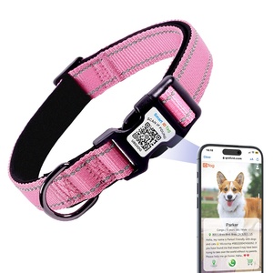 Collar Inteligente Antipérdida para Perros con Código <span class=keywords><strong>QR</strong></span> y Correa de Nailon Reflectante, Collar de Seguridad Ajustable para Mascotas al por Mayor (OEM/ODM) - Product Image 1
