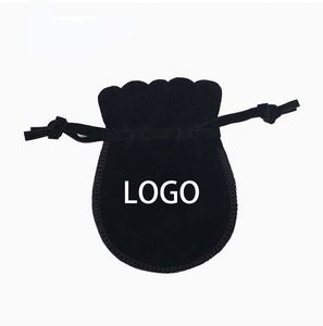 Bolsa de Regalo Personalizada de Terciopelo con Cordón, Bolsa de Joyería de Lujo Personalizada, Bolsa de Embalaje Grande para Collar, Anillo, Pendientes, Pulsera - Product Image 2