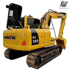 Excavadora de cadenas Komatsu 120 usada, 12 toneladas, cucharón de 0.5m³, marca original japonesa, excavadora de construcción mediana, pocas horas, buen estado. - Product Image 1