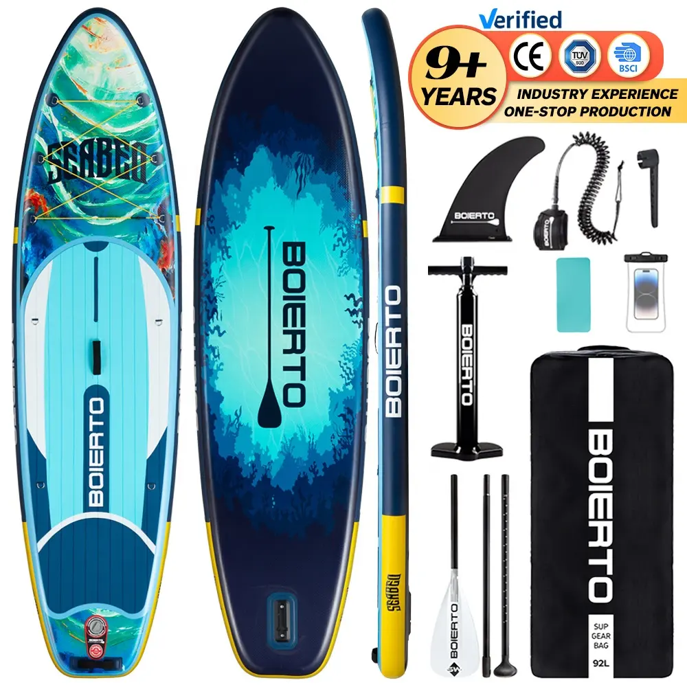 Großhandel 375 LBS Sup Paddle Board aufblasbares Paddle Board Stehpaddel Board Sup Meeressurfen