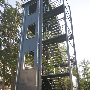 Lính cứu hỏa tháp đào tạo mô phỏng cửa sổ cầu thang ngoài trời sử dụng mạ kẽm nhúng nóng tùy chỉnh chiều cao tăng cường phản ứng khẩn cấp - Product Image 1