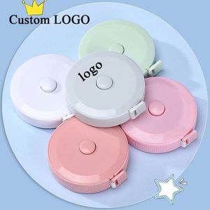 Ruban à mesurer rétractable en plastique souple de 60 pouces avec bouton-poussoir, idéal pour les cadeaux religieux et promotionnels - Product Image 2
