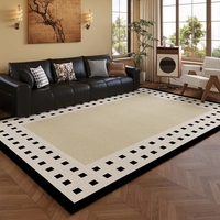Tapis antidérapants de luxe modernes Tapis puzzle en peluche pour la maison et les voyages Tapis fabriqué à la machine Motif puzzle