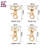 Mousqueton en métal pivotant de 20mm 25mm 38mm pour sac pour animaux de compagnie boucle réglable collier de chien matériel métal laiton antique boucle de sangle pour sacs