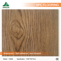 Suelo SPC en Stock, 4mm de Grosor, Capa de Desgaste de 0.3mm, Antideslizante e Impermeable para Cocinas, Talleres, Escuelas y Edificios de Oficinas