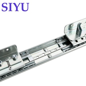 SIYU rel geser teleskopik berperingkat atas 35mm dua arah ekstensi penuh-meja makan tersembunyi panduan geser tugas berat - Product Image 2