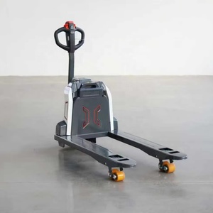 Transpalette électrique HSLLIFT 2 tonnes à batterie lithium 2000KG 48V15AH, largeur de fourche 550/685MM, déplaceur latéral électrique, pneus pneumatiques - Product Image 1