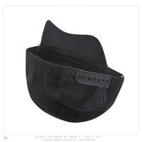Casquette de baseball 5 panneaux unisexe sportive de haute qualité avec logo personnalisé, imperméable, respirante, réglable, avec cordon, pour le golf, 3D