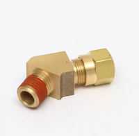 Conector Neumático de Latón de 45 Grados, Conector de Línea de Aire NPT de Empuje Rápido para Sistema de Aire de Camiones y Remolques