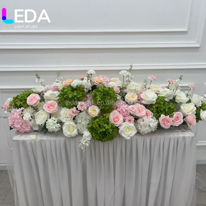 ช่อดอกไฮเดรนเยียสีเขียวยอดนิยมของ LEDA สำหรับจัดงานแต่งงาน ดอกไฮเดรนเยียสีขาวและสีเขียวประดิษฐ์สำหรับตกแต่งงานปาร์ตี้และงานอีเว้นท์ - Product Image 6