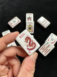 <span class=keywords><strong>Set</strong></span> Mahjong Americano Pronto per la Spedizione, Design Portatile da Viaggio, Supporti e Tessere Mahjong, Gioco Ideale per il Tempo Libero, Regalo per Donne Anziane - Product Image 2