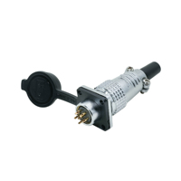 Connecteur industriel PLS16 de type raccordement carré et circulaire, 2, 3, 4, 5, 6, 7, 8, 9 broches, prise et fiche aviation mâle/femelle