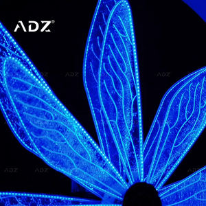 ADZ LED schillerndes Hintergrund lüfter blatt kann die kunden spezifische Größe der Lichtfarbe für Weihnachten steuern - Product Image 4