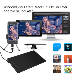 <span class=keywords><strong>Huion</strong></span> <span class=keywords><strong>H640P</strong></span> 6.3*3.9 pouces table digitalizadora & Trableta de dibujo grafico Accesorios de computadora - Product Image 4