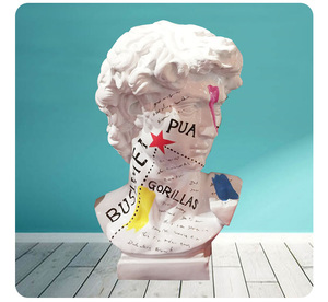 Vendita calda pop art Gallery Home Sculpture Art Femme busto Statue <span class=keywords><strong>david</strong></span> Head <span class=keywords><strong>David</strong></span> Figure Statue gallery Creative Resin <span class=keywords><strong>David</strong></span> - Product Image 4