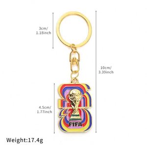 Porte-clés Emblème Édition 2026 en Métal Durable, Cadeau de Collection pour Fans, Souvenir de Ville Hôtesse, Vente Chaude, En Gros, Prêt à Expédier - Product Image 3