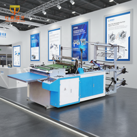 Machine de fabrication automatique de sacs en plastique laminé jetables pour T-shirts, contrôle informatique, haute vitesse 150 pièces/min, thermoscellage à froid