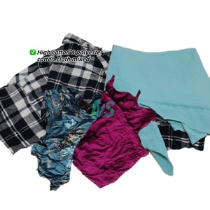 Paño de limpieza de alta calidad 35-55 cm Camiseta de color oscuro mezclado Limpieza de algodón industrial Rgas - Product Image 3