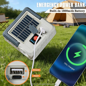 Linternas Solares Portátiles de Alta Calidad, Linterna de Camping Impermeable IP67, 5 Modos, para Huracanes, Senderismo, Cortes de Energía, 6-24 - Product Image 3