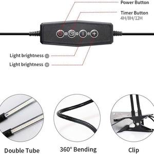 室内植物生长灯全光谱剪辑植物生长灯自动开启关闭时间非常适合生长和种子开始 - Product Image 5