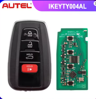Clé intelligente universelle Autel pour IKEYTY8A3AL IKEYTY8A3BL IKEYTY8A4AL, clé télécommande intelligente à écran tactile à 3 boutons, type 4D 8A KM100