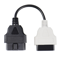 Conector de Escáner OBD 2 para Auto, Cable Adaptador de Diagnóstico MultiECUScan para Escaneo de Múltiples ECU, para Escaneo de ECU Fiat, 6 Colores