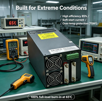 Alimentation à découpage industrielle SCN-1200 1200W avec fonction parallèle 12V 24V 48V, courant élevé 100A AC/DC