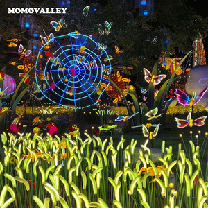 Lámpara LED de Araña Gigante Desmontable Momovalley IP65 Resistente al Agua DC12V 2m con Marco Metálico y Acabado Brillante para Exteriores, Jardín y <span class=keywords><strong>Casa</strong></span> - Product Image 4