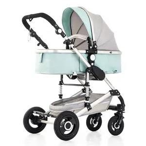 Stokta 71 lüks bebek araba koltuğu ve arabası 3-In-1 katlanabilir ve çocuklar için uygun arabası ve ikizler için bebek arabası