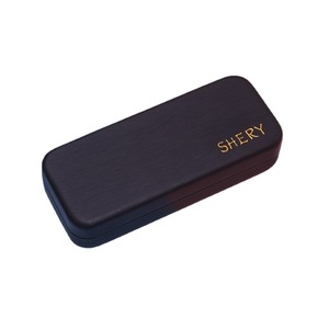 <span class=keywords><strong>Étui</strong></span> <span class=keywords><strong>à</strong></span> <span class=keywords><strong>lunettes</strong></span> de soleil et de myopie rectangulaire en gros, motif brossé rigide, pour hommes et femmes, boîte en fer simple anti-pression - Product Image 5