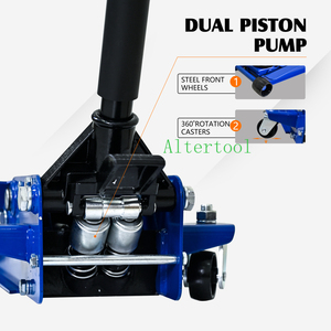 Altertool Floor Jack Auto Repair 3Ton Portable <span class=keywords><strong>Manual</strong></span> Steel Car Repair Jack Carro hidráulico Floor Jack para elevación <span class=keywords><strong>de</strong></span> automóviles en venta - Product Image 2