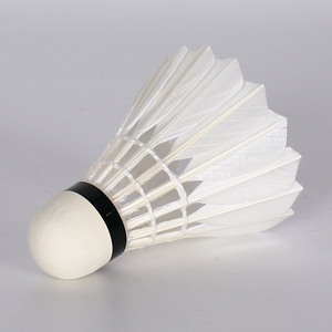 OEM Training <span class=keywords><strong>Badminton</strong></span> Lot de 12 Volants en plumes de canard avec logo vierge - Product Image 6
