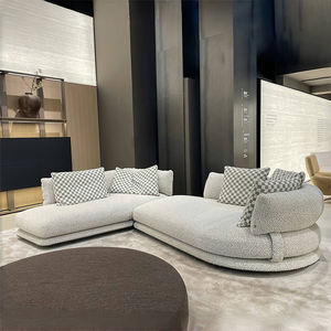 Sofá Seccional en Forma de L Tapizado y Reclinable para Sala de Estar, Estilo Sigma, Muebles Masculinos para el Hogar, Moderno y de Perfil Bajo - Product Image 3