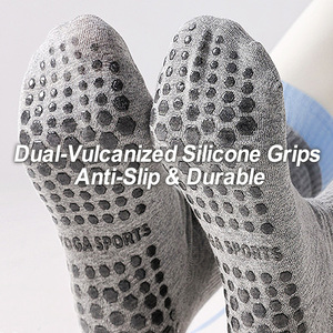 <span class=keywords><strong>Chaussettes</strong></span> <span class=keywords><strong>de</strong></span> yoga Pilates antidérapantes pour femmes et hommes, barre, ballet, fitness, cross-training, <span class=keywords><strong>chaussettes</strong></span> <span class=keywords><strong>de</strong></span> sport respirantes et adhérentes - Product Image 2