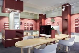 Muebles de Exhibición para Ópticas, Estantes de Pared para Exhibición de Gafas, Decoración Interior de Ópticas, Muebles de Exhibición Personalizados - Product Image 3