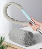 Nettoyeur de poussière rétractable Outils de nettoyage Brosse à poussière lavable et rétractable pour nettoyer sous les appareils électroménagers Réfrigérateur de meubles