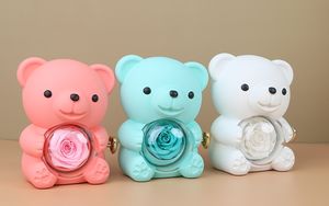 Maman coeur gravé nom collier éternel <span class=keywords><strong>Rose</strong></span> fleur câlin ours boîte-cadeau pour maman fête des mères cadeau 2024 luxe romantique accessoires - Product Image 5