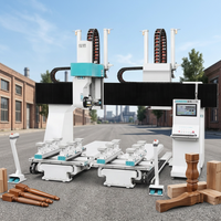 Centre d'usinage 5 axes avec fonction RTCP, fraiseuse CNC 5 axes, centre d'usinage professionnel pour la fabrication de meubles